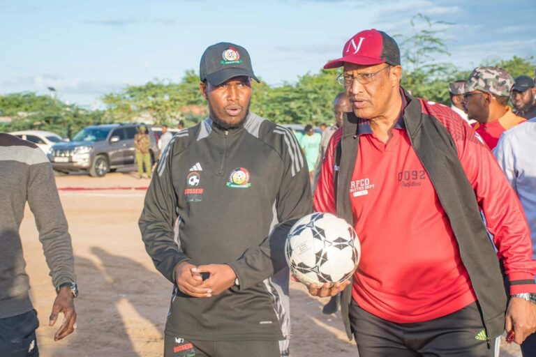 FKF Garissa County Mr. Abdullahi Solo with a