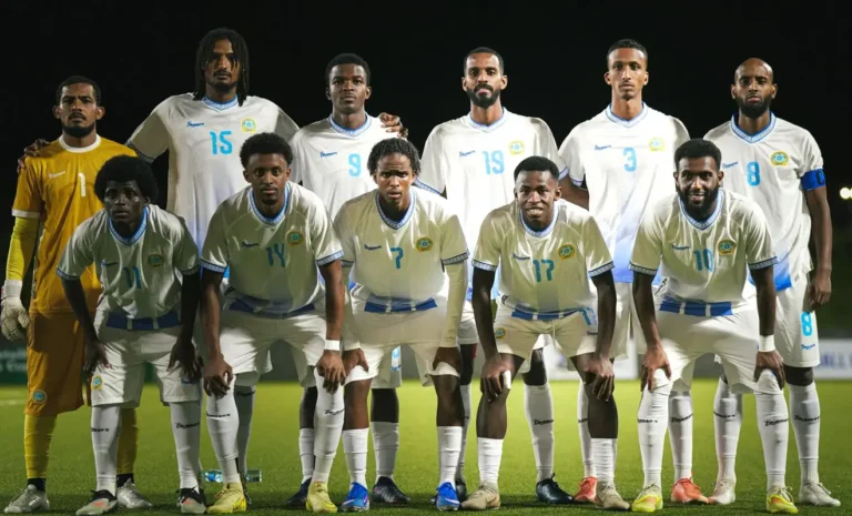 Somalia Hold Nerve to Beat Mauritius on Penalties and Advance in AFCON 2027 Qualifiers. Somalia-National team pose for a photo before the match.