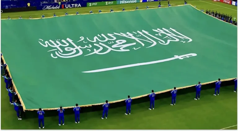WHY SAUDI ARABIA’S FLAG IS THE ONLY 2026 WORLD CUP FLAG NOT ALLOWED TO TOUCH THE GROUND.